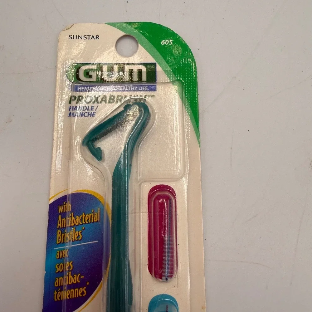 Vintage Sunstar GUM Proxabrush Handle 605 Interdental Cleaner New